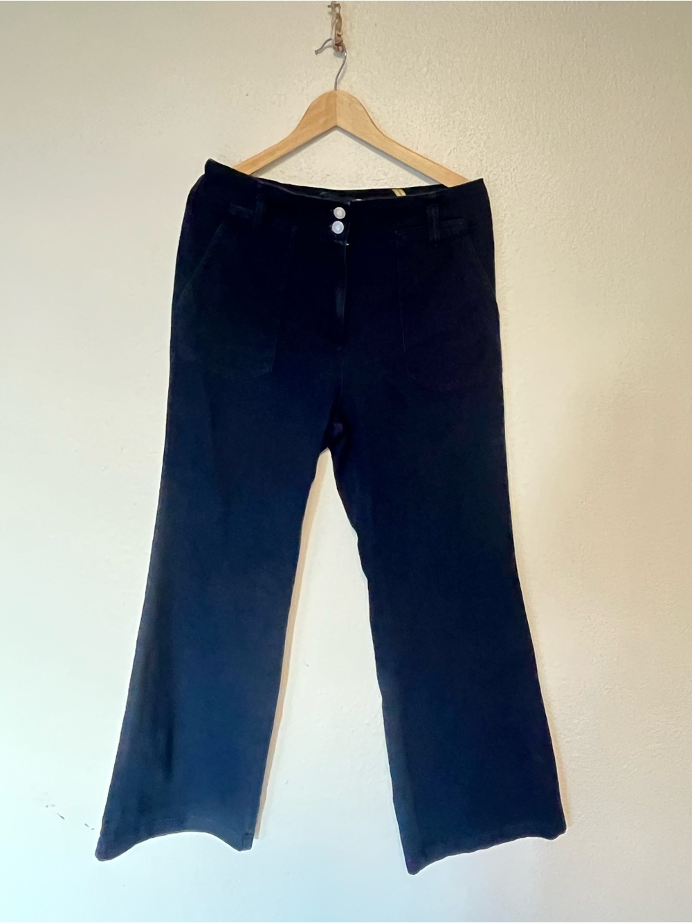 Anthropologie‎ dark blue Wide-Leg Jeans Maeve the Naomi